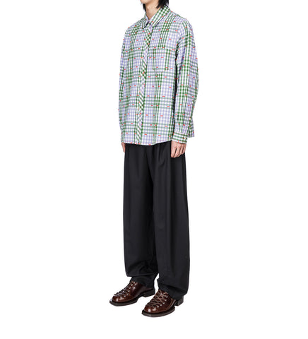 NEW BLOU SHIRT CHECKS FILLE