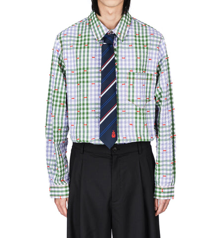 NEW BLOU SHIRT CHECKS FILLE