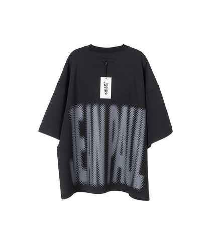 OVERSIZED TEE GAULTIER BLACK/DARK GREY