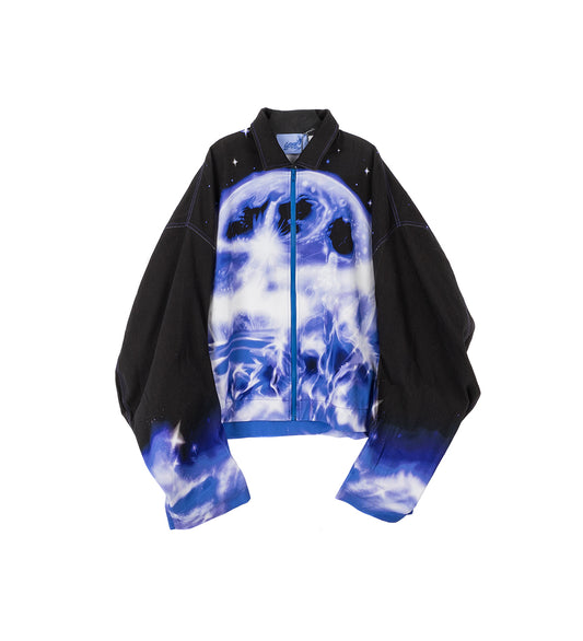 BUBBLE KNIT CARDIGAN BLACK