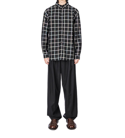BLOCK SHIRT BLACK CHECKS