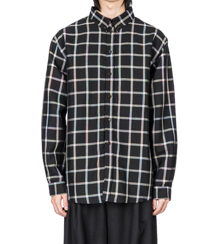 BLOCK SHIRT BLACK CHECKS