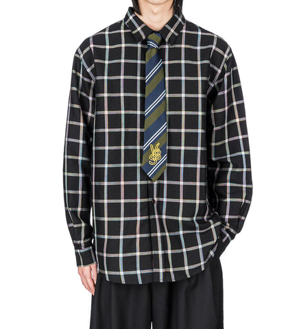 BLOCK SHIRT BLACK CHECKS