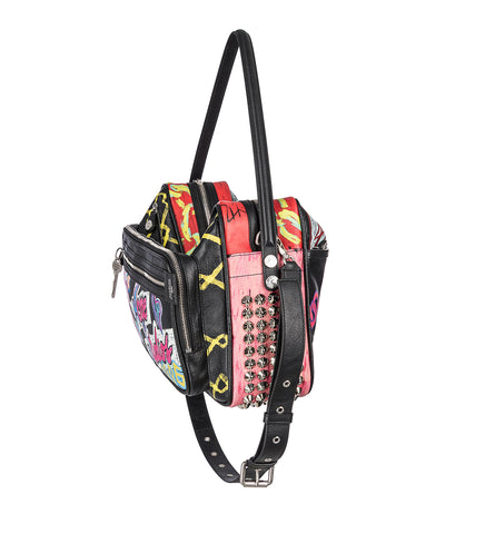 CAMERO CAMERA PUNK PRINT BLACK
