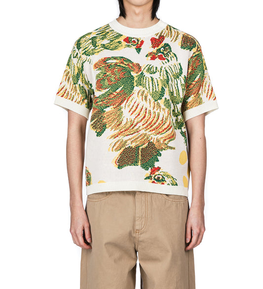 CHICKEN T KNIT CHICKEN ECRU