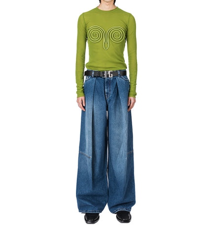 THE LOOSE DENIM JEANS VINTAGE BLUE