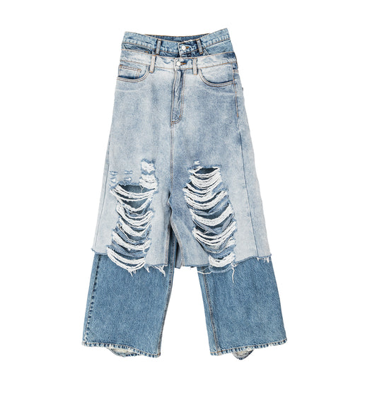 DOUBLE JEANS LIGHT WASH