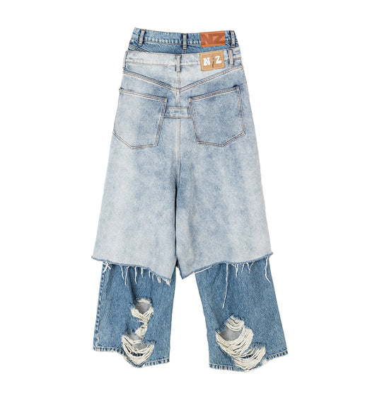 DOUBLE JEANS LIGHT WASH