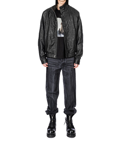 LEATHER BLADE JACKET ART BLACK