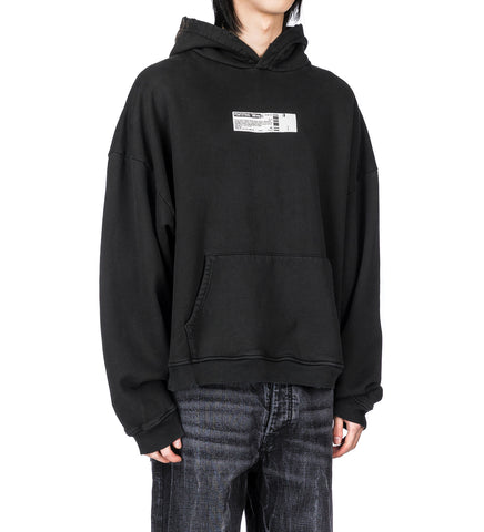 TRUTH SERUM SHRUNKEN HOODIE SPECIAL BLACK