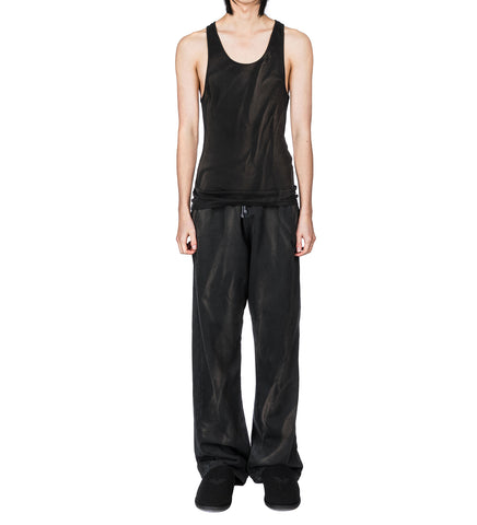 SWEATPANT THRASHED BLACK