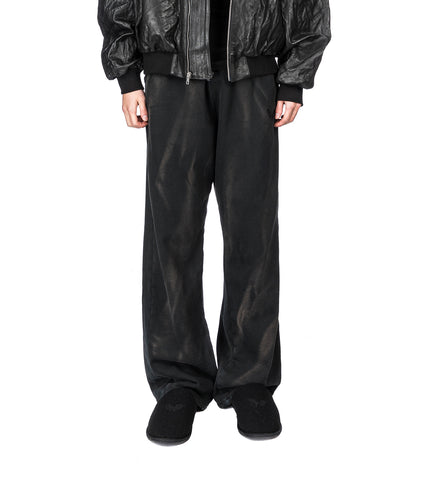 SWEATPANT THRASHED BLACK