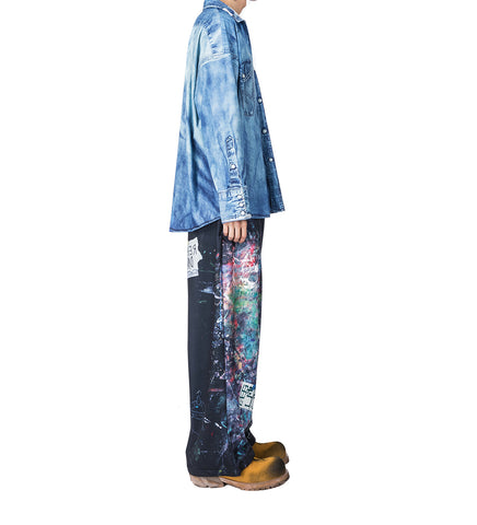 WIDE PANTS MUSASHI PRINT