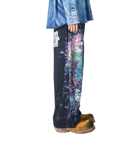 WIDE PANTS MUSASHI PRINT