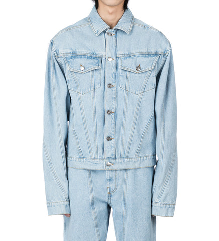 MEN'S DENIM JACKET MEDIUM BLUE