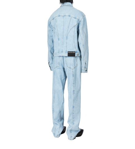 MEN'S DENIM JACKET MEDIUM BLUE