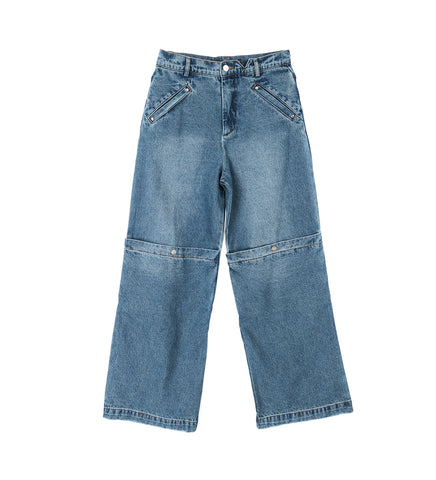 BAGGY DENIM PANTS BLUE