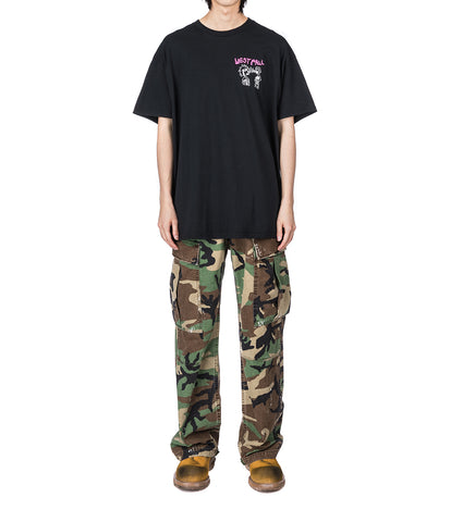 SPIRAL SNOPPY T-SHIRT SS BLACK