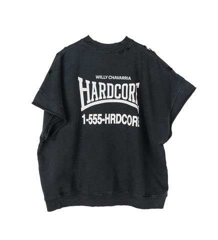 HARDCORE MUSCLE TEE BLACK