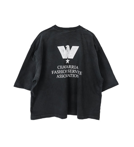 FASHION SERVICE ASSOC BUFFALO TEE BLACK