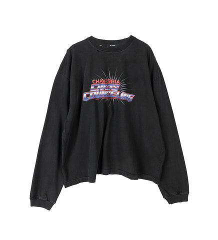 CRISIS COUNSELING LS BUFFALO TEE BLACK