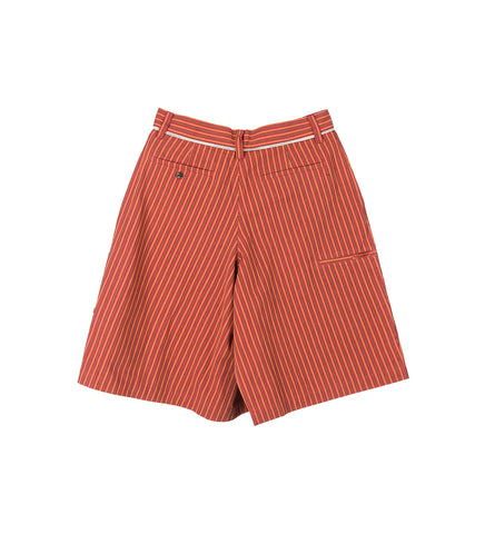 TWISTED SKATE SHORT RED-YELLOW