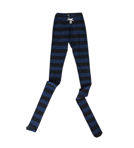 DOLL TIGHTS NAVY STRIPE