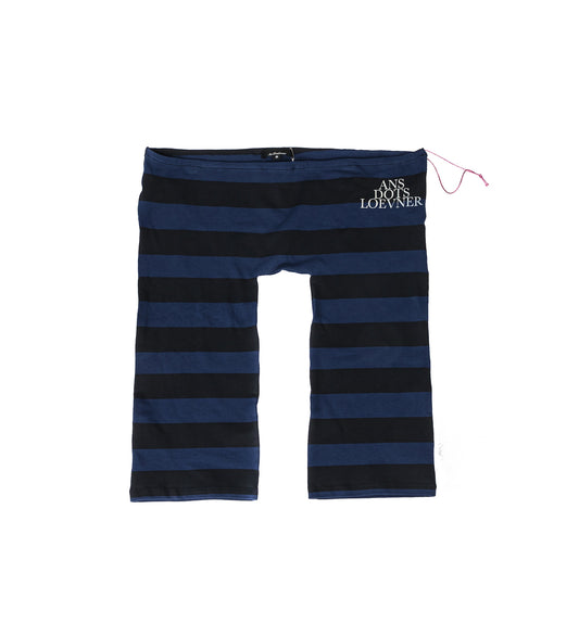 DOLL TIGHTS NAVY STRIPE