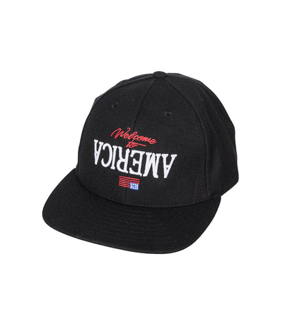 WELCOME TO AMERICA CAP BLACK