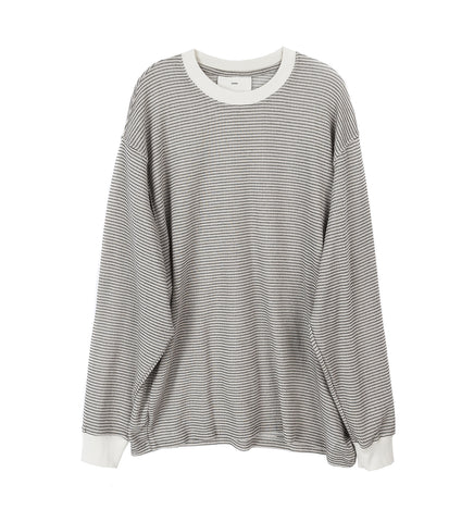 OVERSIZED CREW NECK PULLOVER BEIGE