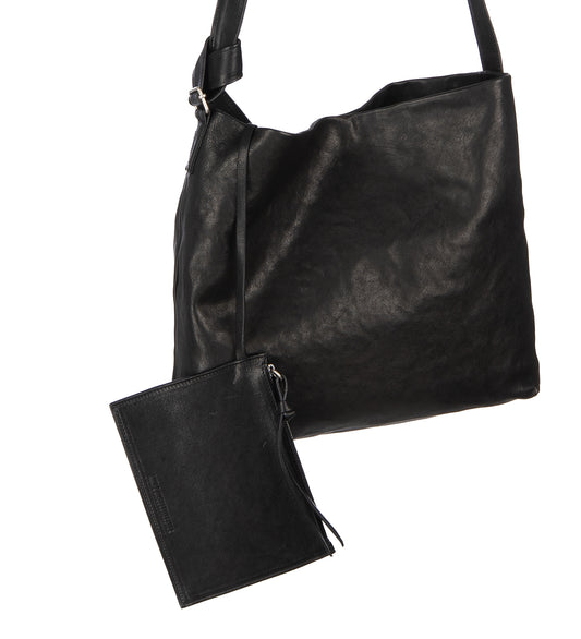RUNA MEDIUM SOFT SHOULDER BAG BLACK
