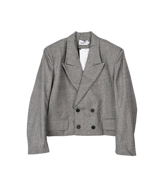 SLOUCHY BLAZER DARK GREY
