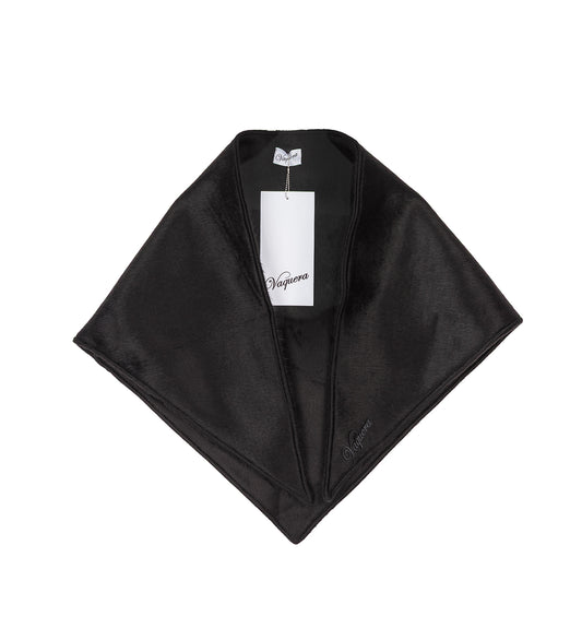 TRIANGLE SCARF BLACK