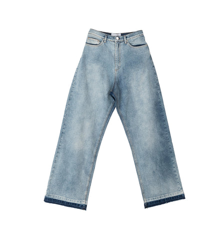 DROP WAIST JEANS LIGHT WASH