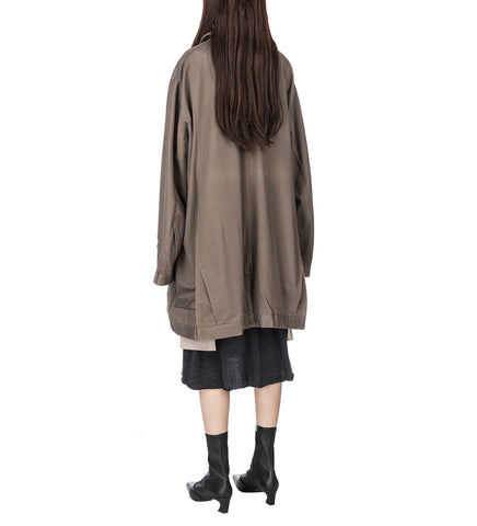 UPSIDE DOWN TRENCHCOAT BEIGE