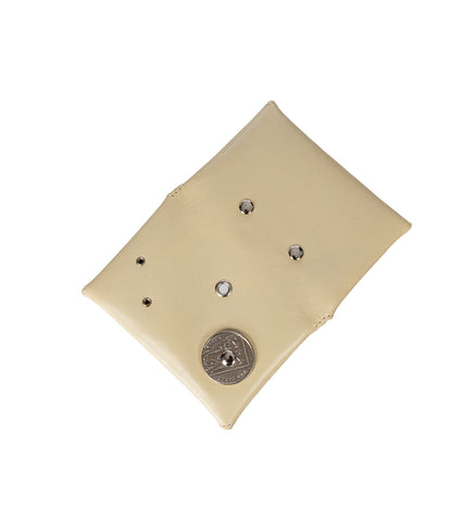 SCATTERED STUDS ENVELOPE WALLET BUTTER