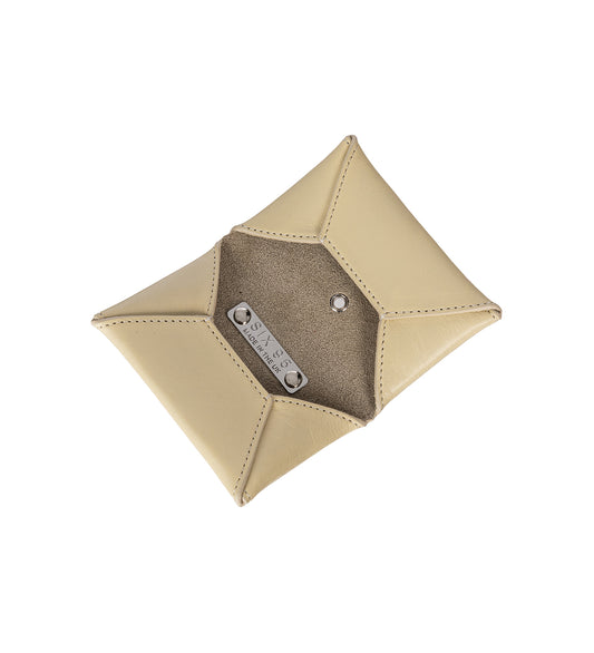 SCATTERED STUDS ENVELOPE WALLET BUTTER