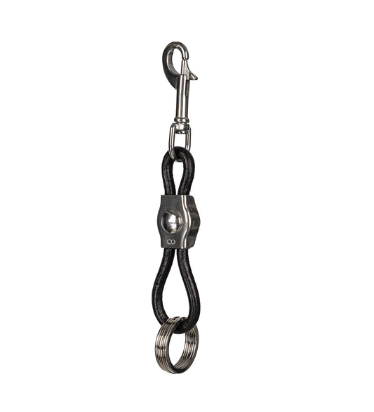 PINCHED KEYRING BLACK