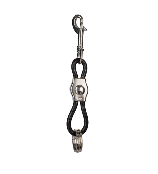 PINCHED KEYRING BLACK