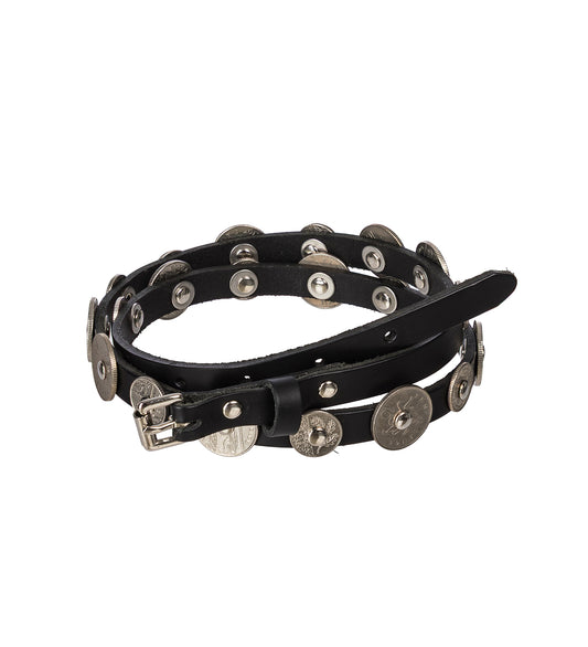 STUDDED BELT BLACK