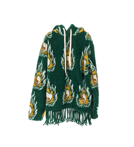 JORDANLUCA COSMO HOODIE GREEN