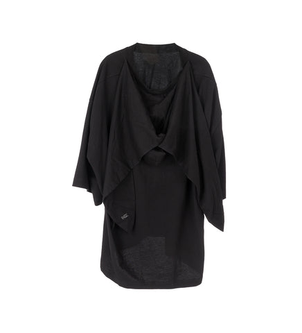 HOODIE GOGGLE T-SHIRT BLACK