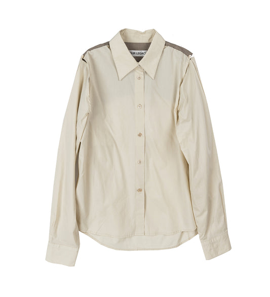 SLIP SHIRT EGGSHELL PLAINVIEW COTTON