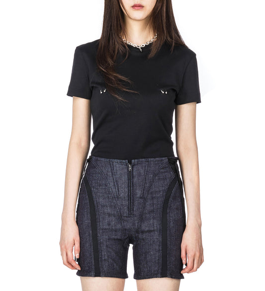 PIERCING BABY T-SHIRT BLACK