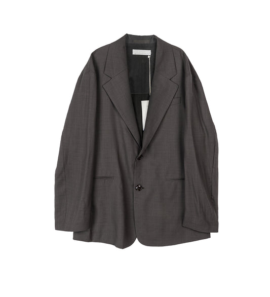 INDUSTRY BLAZER STORM GREY MERINO VOILE