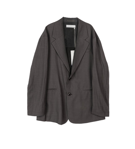 INDUSTRY BLAZER STORM GREY MERINO VOILE