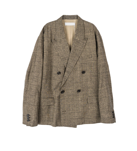 HALT BLAZER DEEP HUSK SOFT GRAIN WEAVE