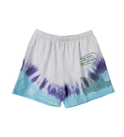 OLD FROG LOGO SHORTS HAND DYED V-DYE