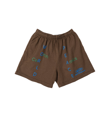 WORLD PEACE SHORTS BROWN