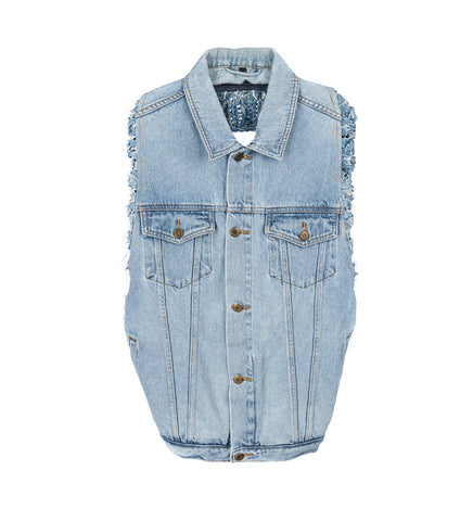 JEANSBACKCIRCLEVEST VINTAGE LIGHTBLUE #2
